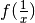 f(\frac{1}{x})
